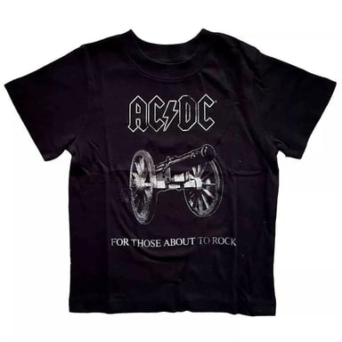 AC/DC - "About To Rock" T-Shirt für Kinder (Schwarz)