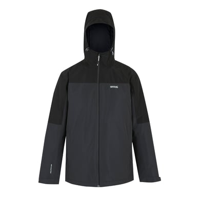 Regatta - "Thornridge" Jacke, wasserfest für Herren, Isoliert (Asche/Schwarz)