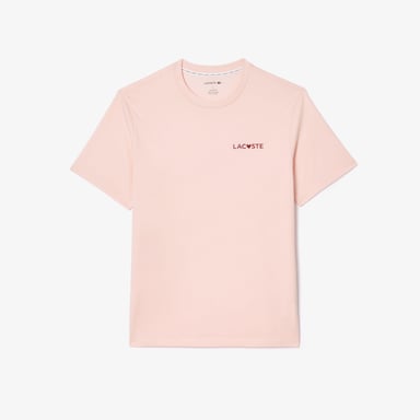 Lacoste - "Valentines" T-Shirt für Herren, Für die Freizeit (Pink)