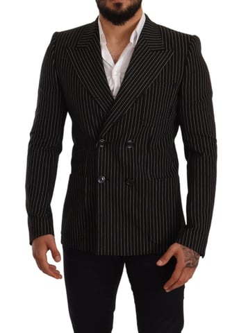 Doppelreihiger Nadelstreifen-Blazer