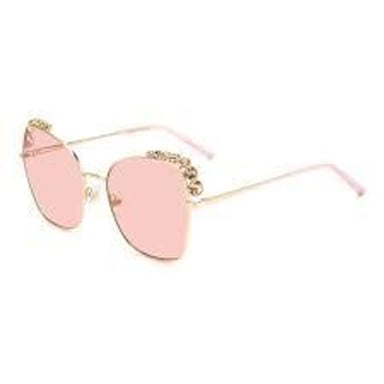 Ch8001 Katzenaugen-Sonnenbrille mit rosa Gläsern