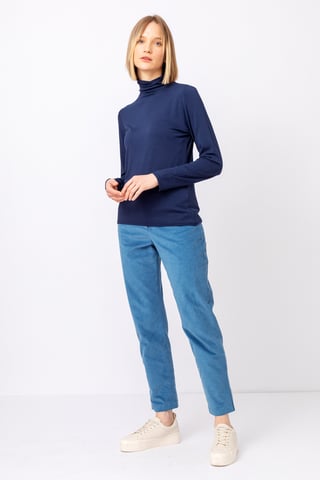 T-Shirt, Rollkragen
