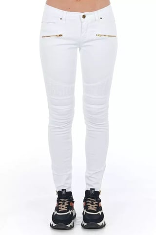 Skinny Jeans mit Reißverschluss-Detail