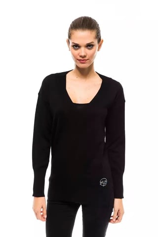 V-Ausschnitt Strickpullover Mo14229