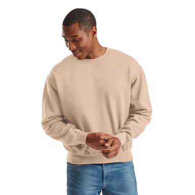 Fruit of the Loom - Sweatshirt für Herren/Damen Unisex, Super Baumwolle (Wüstensand)