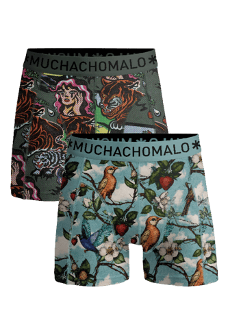 Muchachomalo Herren Boxer Shorts - 2er Pack - Herren Unterwäsche