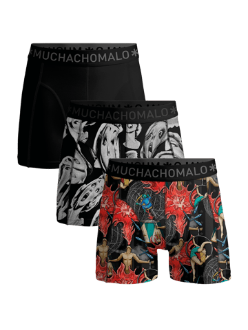 Muchachomalo Herren Boxer Shorts - 3er Pack - Herren Unterwäsche