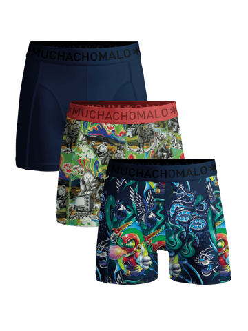 Muchachomalo Herren Boxer Shorts - 3er Pack - Herren Unterwäsche