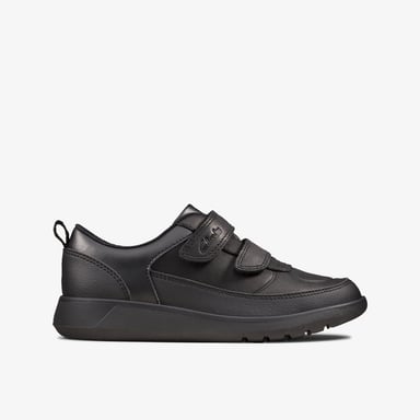Scape Flare K Schwarze Leder Schuhe