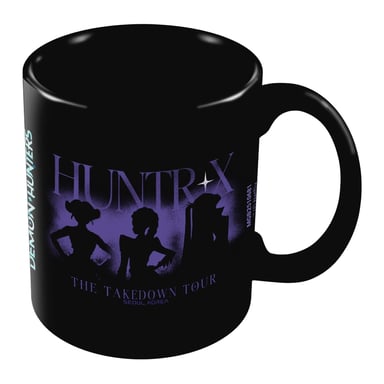 K-Pop Demon Hunters - "Huntrix Tour" Kaffeebecher, 325ml (Schwarz)