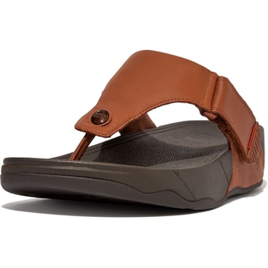 Fitflop Trakk II Leder Herren Dunkelbraune Sandalen
