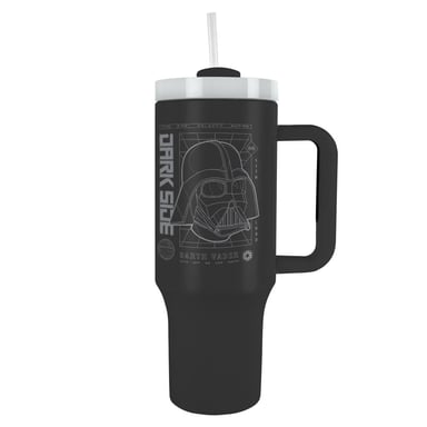 Star Wars - Reisebecher "Vader Grid" (Schwarz)