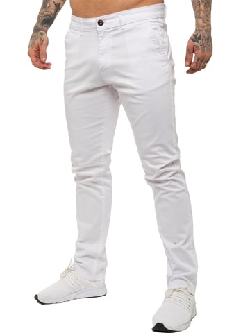 Enzo | Herren Slim-Fit Stretch-Chinos