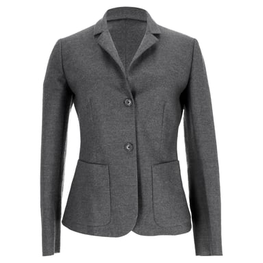 Prada Einreiher-Blazer aus grauer Schurwolle