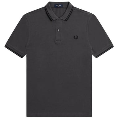 Fred Perry - Poloshirt für Herren (Schwarz/Grau)