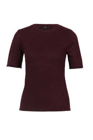 Solid Pullover, Kurzarm