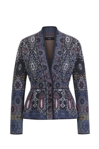 Jacquard-Jacke, Ornamentmuster