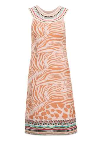 Jacquard-Kleid, Tiermuster