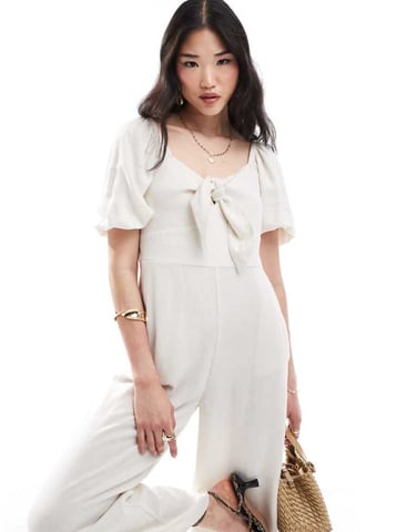 Nobody's Child Simone jumpsuit i sten