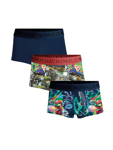 Muchachomalo Herren Boxershorts – 3 Stück – Herren Unterhosen