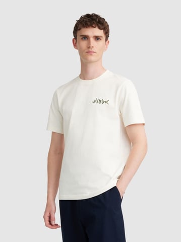 Herren Ecru Amesbury Grafik T-Shirt