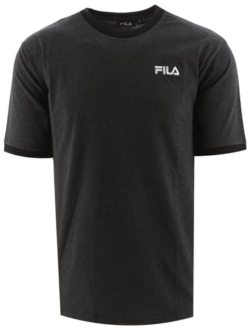 Herren T-Shirt in Anthrazit-Melange Aster