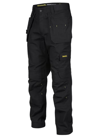 Herren Schwarze Nevada Holster-Hose