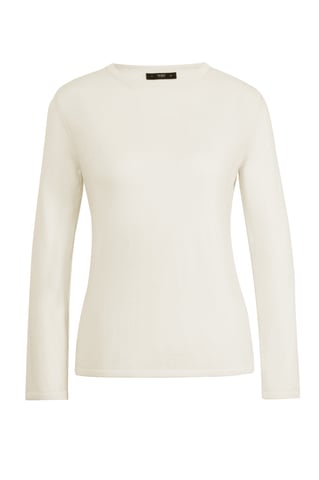 Schlichter Pullover, Rundhalsausschnitt