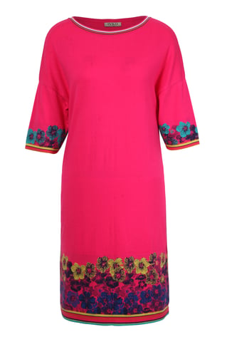 Kleid, Intarsienmuster