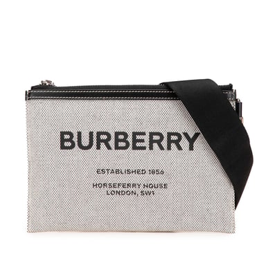 Crossbody-Tasche aus strukturiertem Canvas