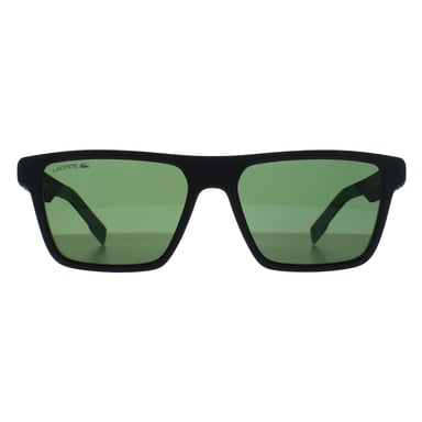 Lacoste Rectangle Mens Matte Schwarz Grün L998S