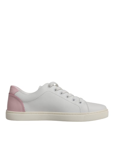 Dolce & Gabbana Weiße Klassische Kalbsleder Sneaker Schuhe