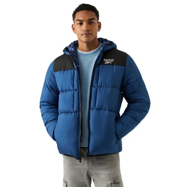 Reebok - Steppjacke für Herren, wendbar (Blau)