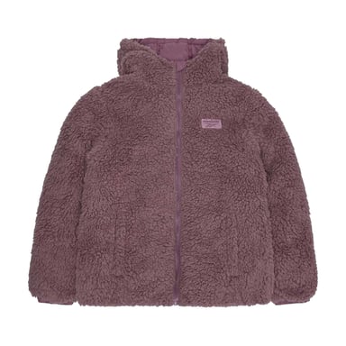 Reebok - Steppjacke für Damen, wendbar, Teddy (Graurosa)