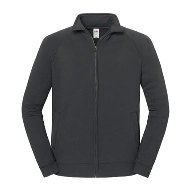 Fruit of the Loom Unisex Erwachsene Ikonische Premium Sweatjacke (Hellgrau)