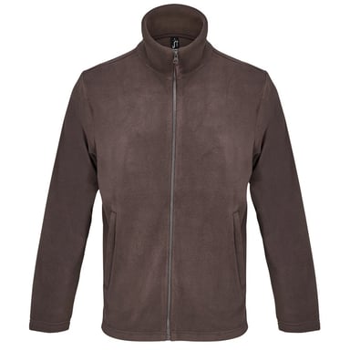 SOLS - Jacke für Herren/Damen Unisex, Micro-Vlies (Dunkle Schokolade)