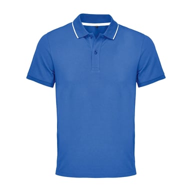 SOLS - "Palermo" Poloshirt für Herren/Damen Unisex (Königsblau/Weiß)