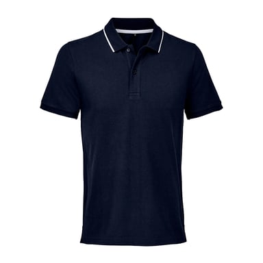 SOLS - "Palermo" Poloshirt für Herren/Damen Unisex (Dunkelblau/Weiß)