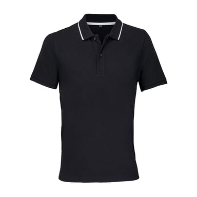 SOLS - "Palermo" Poloshirt für Herren/Damen Unisex (Schwarz/Weiß)