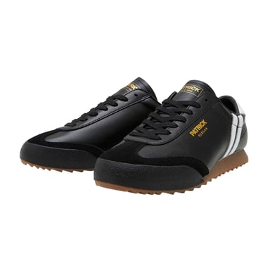 Patrick - "Bergan" Sneaker für Herren, Leder (Schwarz/Weiß)
