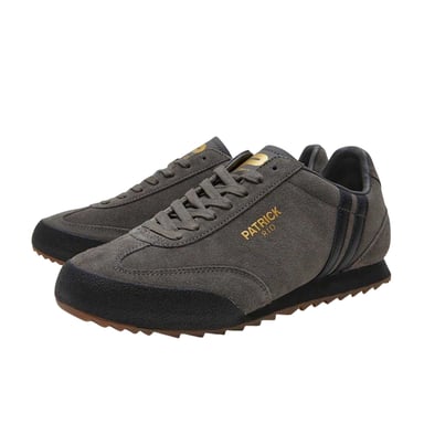 Patrick - "Rio" Sneaker für Herren, Wildleder (Holzkohle/Schwarz)
