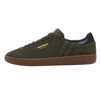 Patrick - "Monaco" Sneaker für Herren, Wildleder, Cupsohle (Oliv/Schwarz)