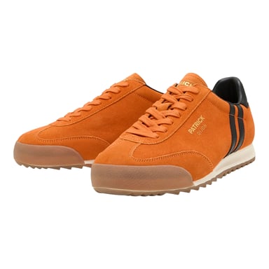 Patrick - "Dijon" Sneaker für Herren, Wildleder (Orange/Schwarz)