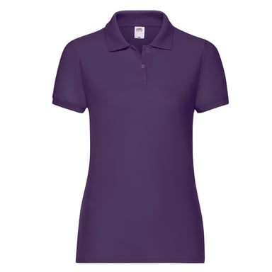 Fruit of the Loom - Poloshirt für Damen (Violett)
