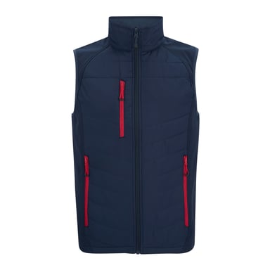 Regatta - Weste für Herren, Durchgehender Reißverschluss (Marine/Rot)