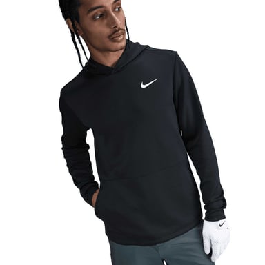 Nike - "Therma Flex" Kapuzenpullover für Herren, Dri-FIT, Emblem (Schwarz/Weiß)