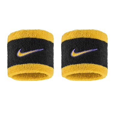 Nike - "Classic" Schweißband (2er-Pack) (Violett/Gelb)