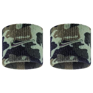 Nike - "Classic" Armband, Dri-FIT, Swoosh (Ölgrün/Schwarz)
