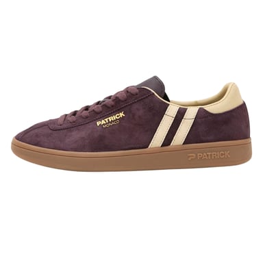 Patrick - "Monaco" Sneaker für Herren, Wildleder, Cupsohle (Dunkelbraun/Beige)