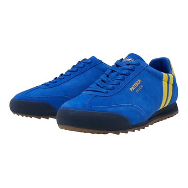 Patrick - "Dijon" Sneaker für Herren, Wildleder (Königsblau/Gelb/Marine)